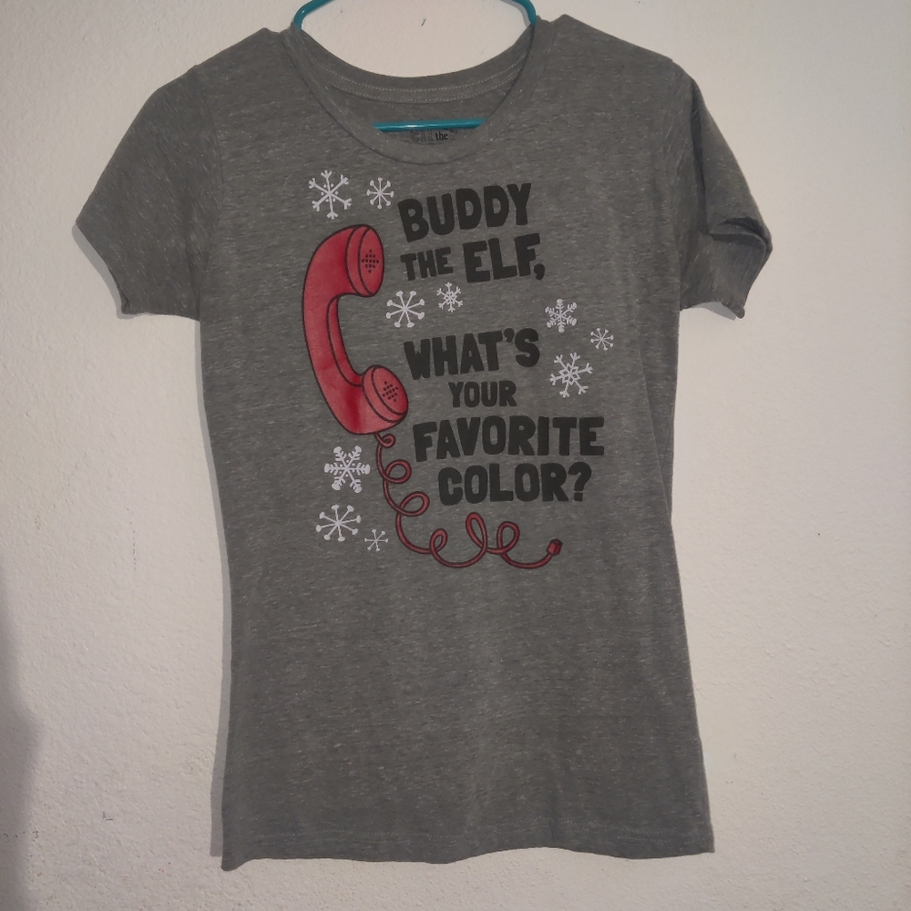 Buddy the Elf what's your favorite color medium grey Christmas